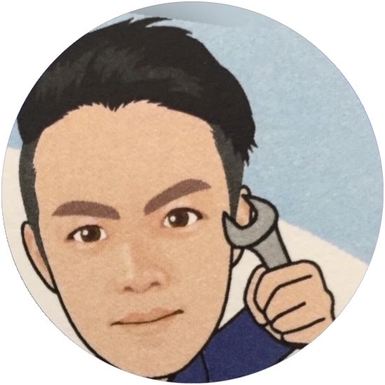 協賛企業（工具を持つ人物のイラスト）